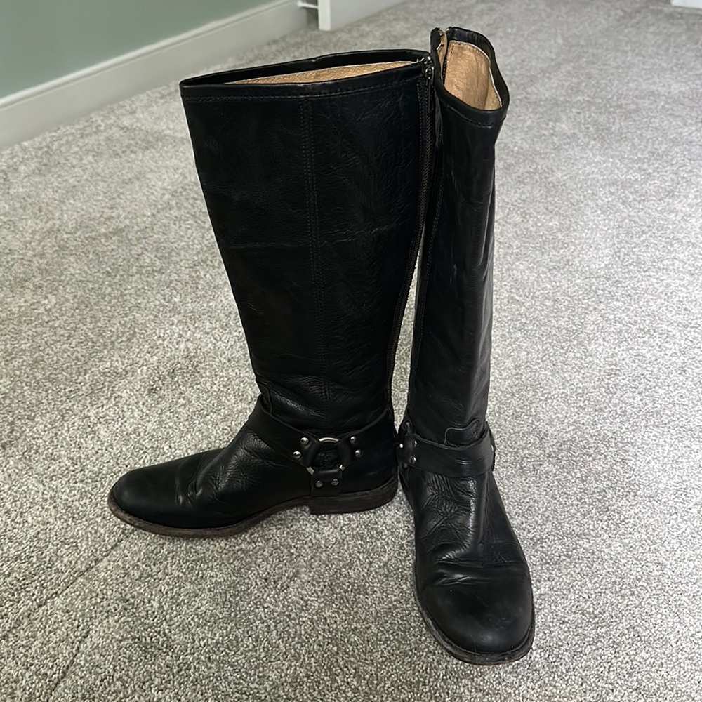 Frye Women's Phillip Harness Tall Knee High Boot